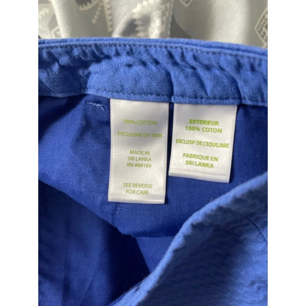 Lilly Pulitzer Callahan Blue Seersucker Shorts Womens Size 4 Preppy Resort
